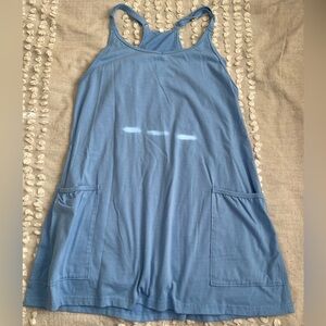 Women's Blue Romper Dress
